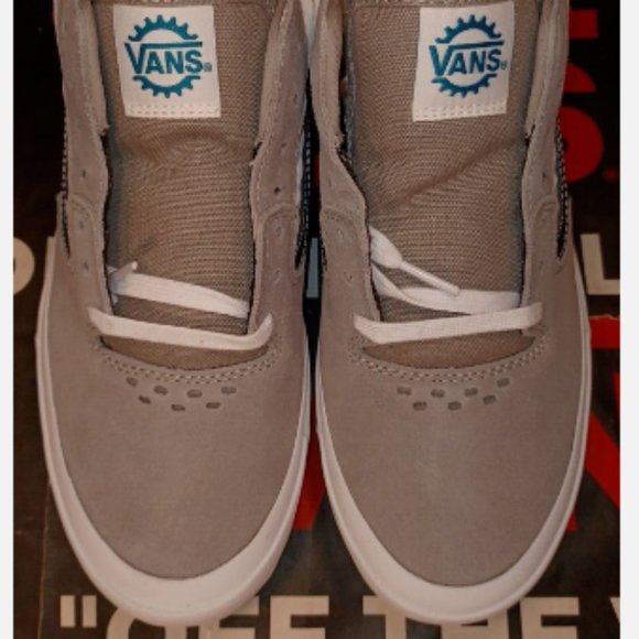 Vans Men's 6.5/Women's 8 BMX Style 114 Kevin Peraza Grey White Black Mid-Top - Picture 11 of 12